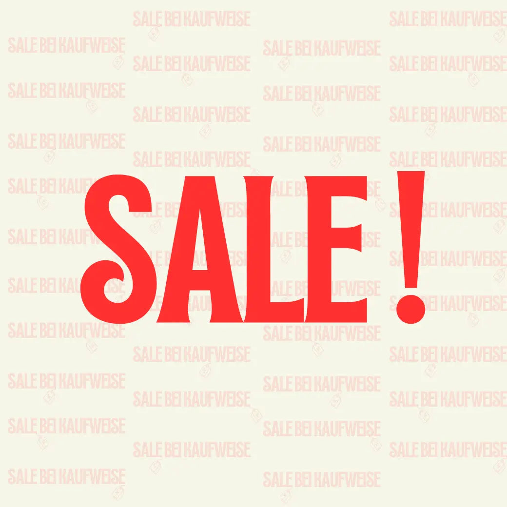 Alt-Text:SALE! Große Rabattaktion bei Kaufweise – Jetzt sparen und zugreifen!