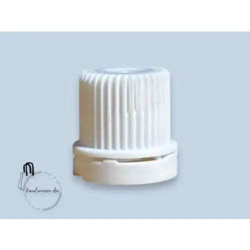 Weiße ribbed Flaschenverschluss für 20 Stück mit kostenloser Versand