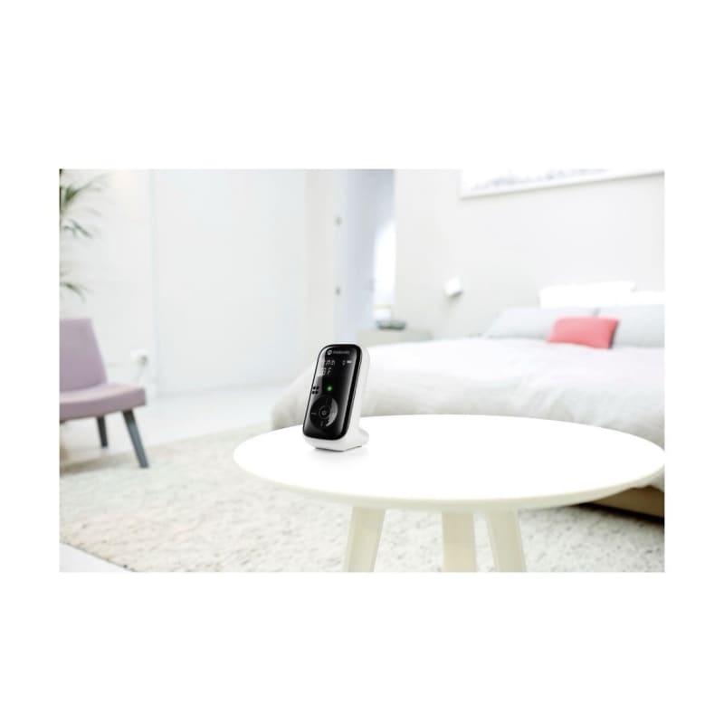 Schwarz-weißer Babyphone Motorola PIP11 mit 2-Wege-Audio und Temperaturmonitor