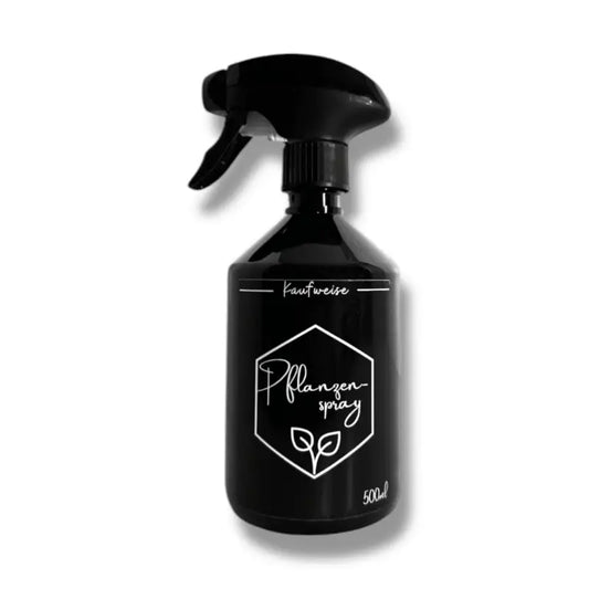 Schwarze Sprühflasche für Pflanzenpflege im 500 ml Premium Design