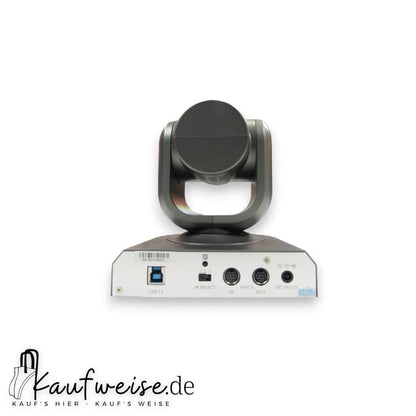Darkgraue HuddleCamHD HC10XGYG3C PTZ Kamera mit USB 3.0 und mehreren Anschlüssen