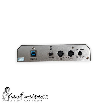 Silberner HuddleCamHD HC10XGYG3C PTZ Kamera Video-Switcher mit USB 3.0 und Anschlüssen