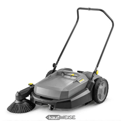 Graue und schwarze Kärcher Kehrmaschine KM 70/20 C mit 70cm Breite und Seitenbesen