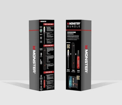 Monster HDMI-Bundle 4K mit Überspannungsschutz und ScreenClean Verpackung sehen