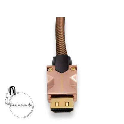 Rosegold HDMI-Kabelanschluss des Monster M2000 HDMI-Kabels für 4K HDR Bildqualität