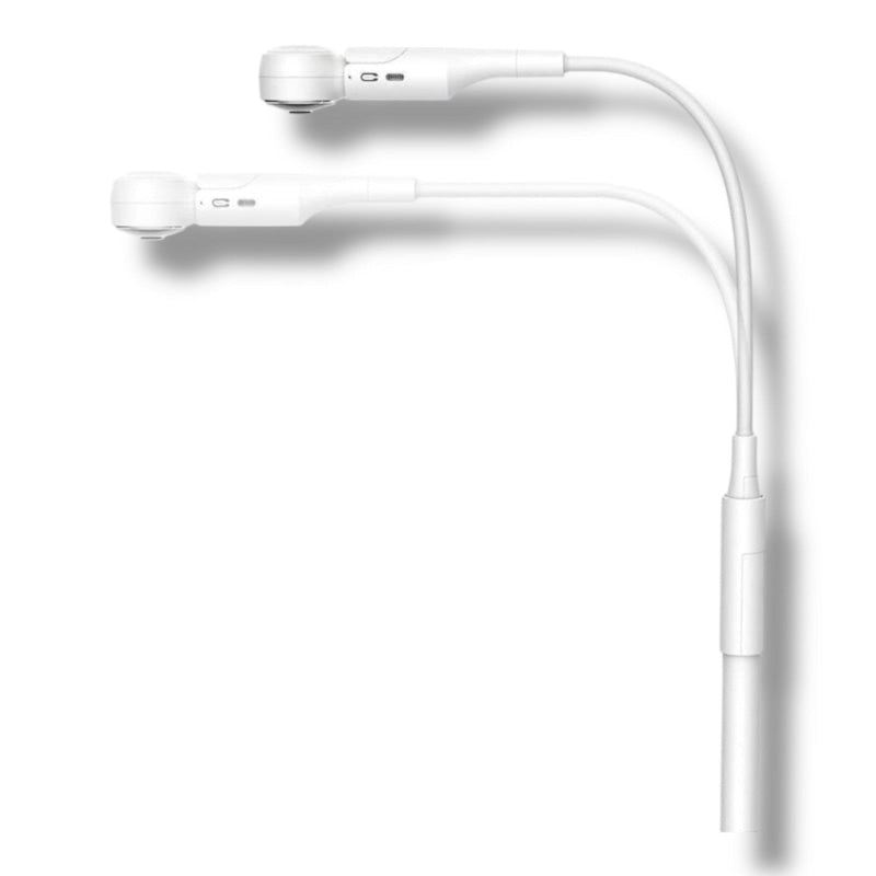 Weiße kabellose Ohrhörer für Motorola Baby VM65X Connect Babyphone mit Farbdisplay