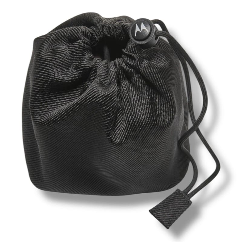 Schwarzes Drawstring-Beutel für Motorola PIP12 TRAVEL Babyphone mit Tasche
