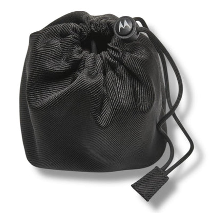 Schwarzes Drawstring-Beutel für Motorola PIP12 TRAVEL Babyphone mit Tasche