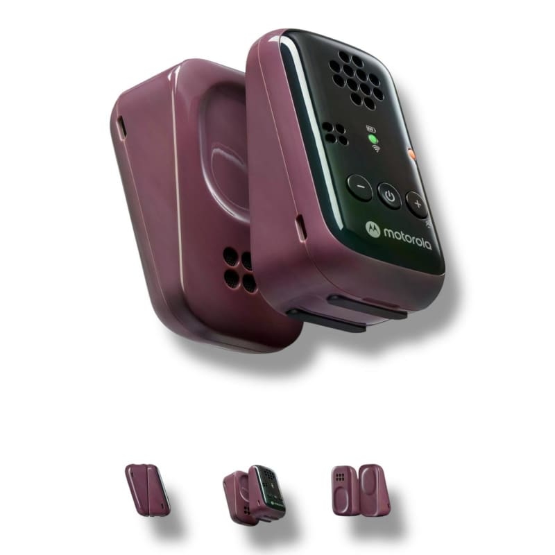 Marone Babyphone mit Ladebase und hoher Reichweite für das Motorola PIP12 TRAVEL