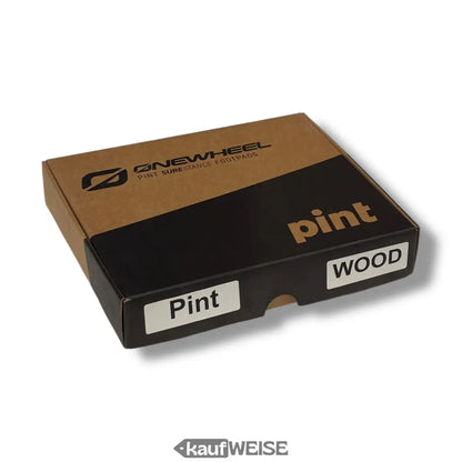 Schwarzer und brauner Holz-Onewheel Pint Surfboard Deck-Box