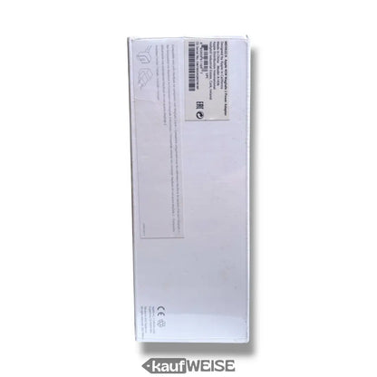 Weiße rechteckige Verpackung für Apple 20W USB-C Netzteil, original und neu