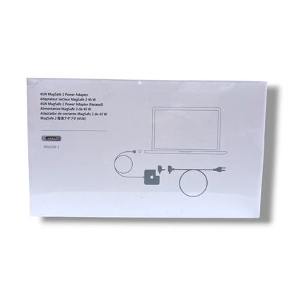 Ungeöffnetes Original Apple 45W MagSafe 2 Netzteil in Verpackung für MacBook Air