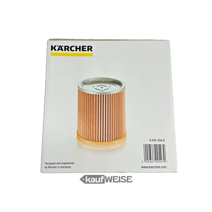 Kärcher Patronenfilter mit gefalteter Medien für Nass- & Trockensauger
