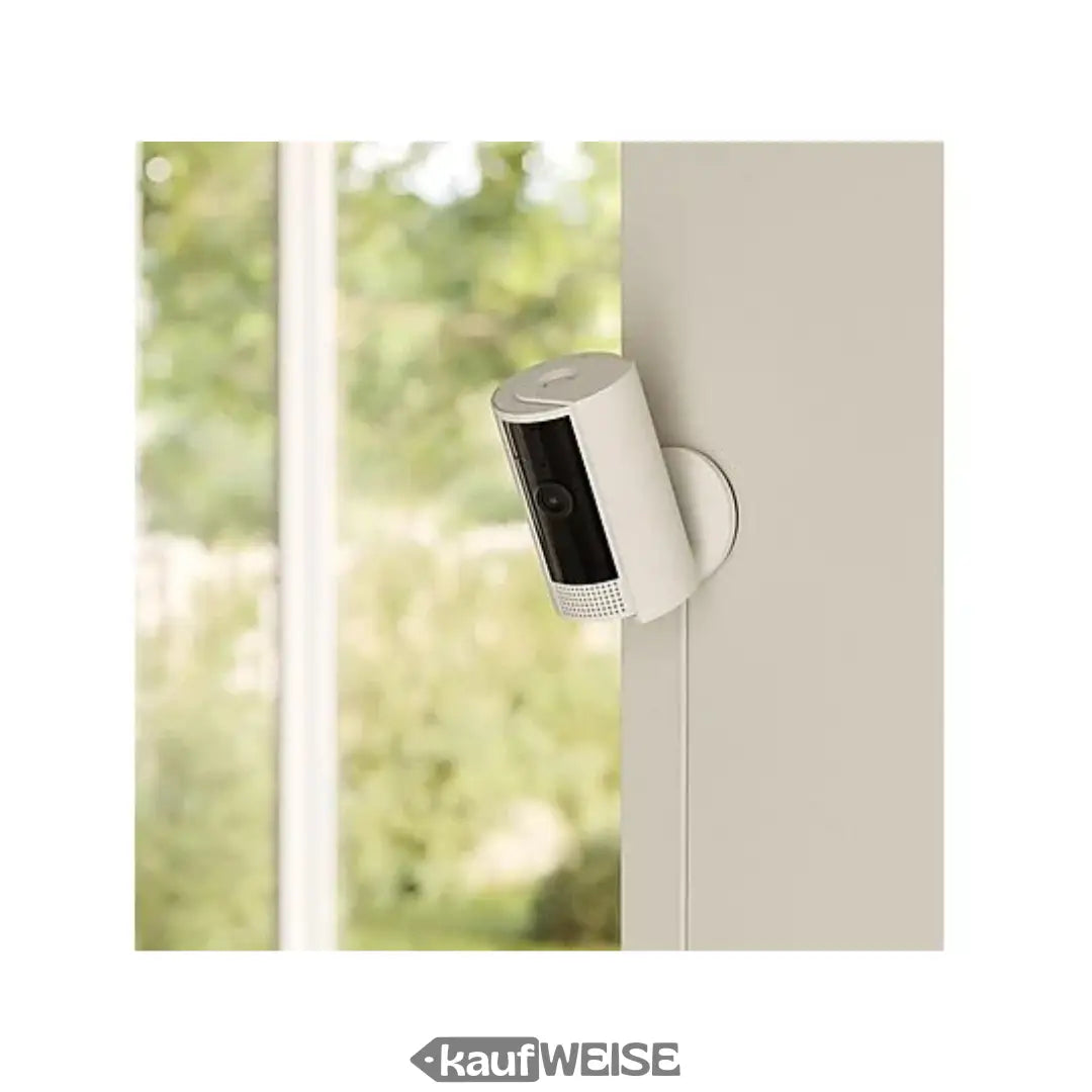 Weiße Ring Indoor Kamera 2. Gen HD-Sicherheitskamera mit Lautsprecher