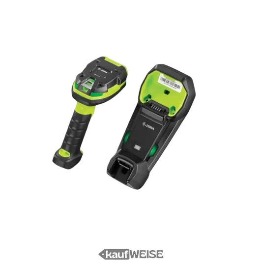 Schwarzer und grüner Zebra DS3678 Bluetooth Scanner mit Ladestation Kit für Lager