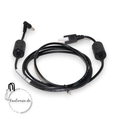 Schwarzes Netzkabel mit Ferritkernen für Zebra RFD8500 RFID Scanner