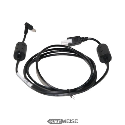 Schwarzes Netzkabel mit Ferritkernen für Zebra RFD8500 RFID Scanner